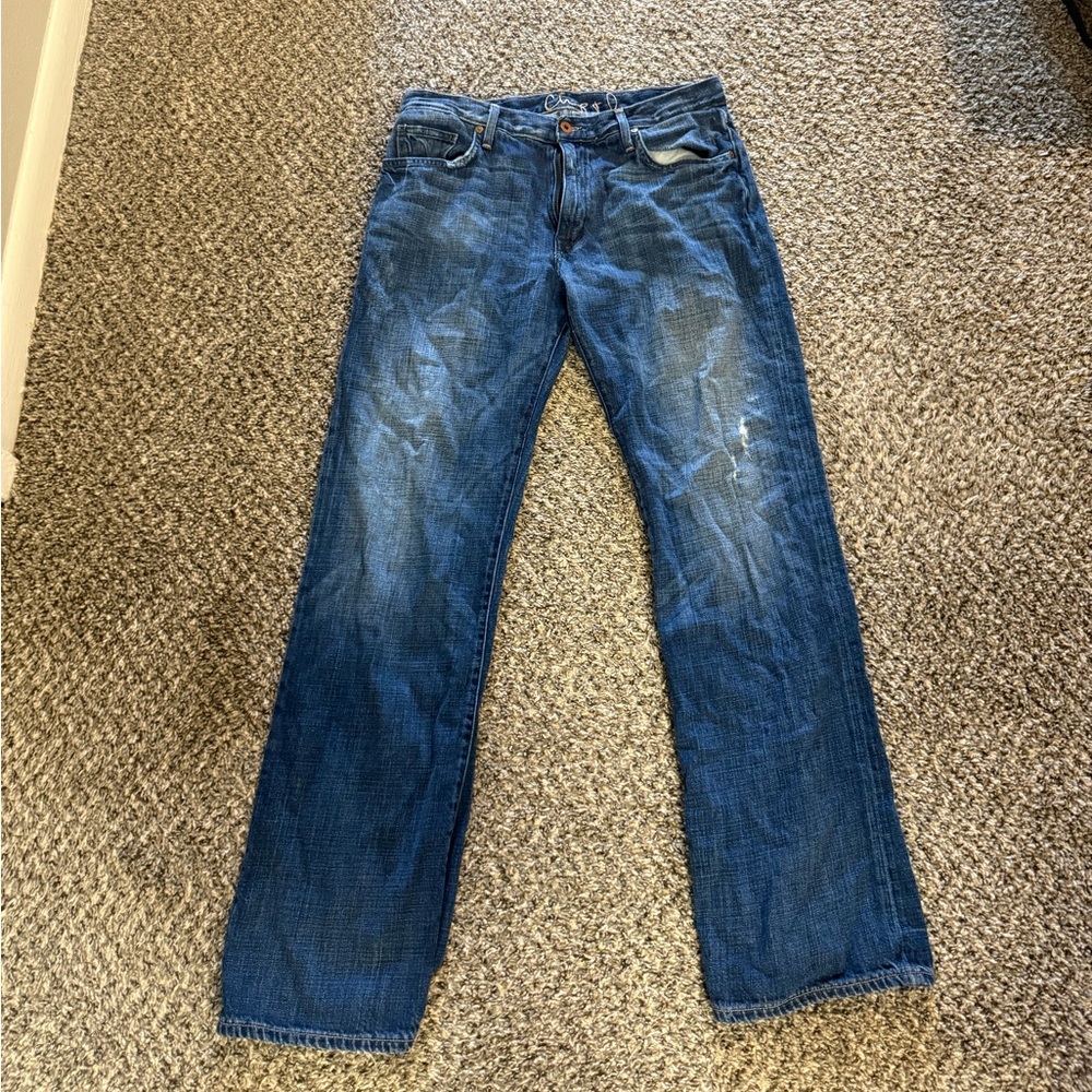 Men’s Used 33x32 Chip & Pepper Jeans Lightly Distressed